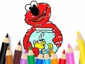 Cluiche Coloring Book: Elmo New Friend