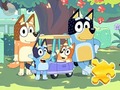 Cluiche Jigsaw Puzzle: Bluey Family