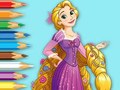 Cluiche Coloring Book: Princess Rapunzel