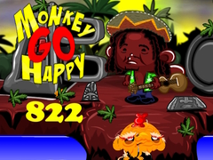 Cluiche Monkey Go Happy Stage 822