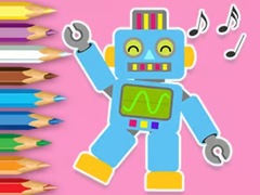 Cluiche Coloring Book: Robot Dancing