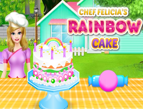 Game Chef Felicia`s Rainbow Cake online.