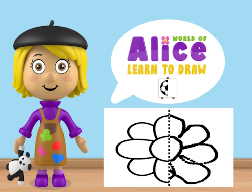 Game World of Alice Learn to Draw online.