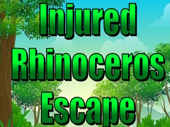 Game Injured Rhinoceros Escape
