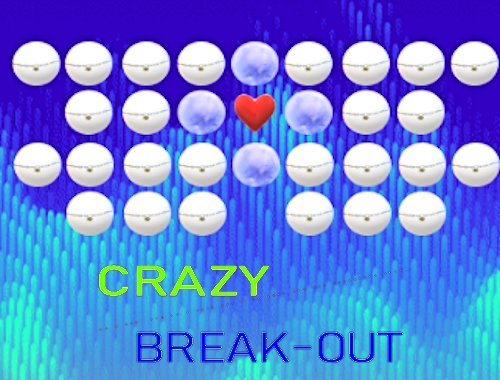 Game Crazy Breakout  online.