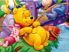 Game Jigsaw Puzzle: Winnie Fishing