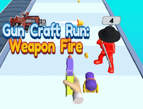 Game Gun Craft Run: Weapon Fire online.