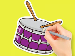 Game Coloring Book: Star Drum
