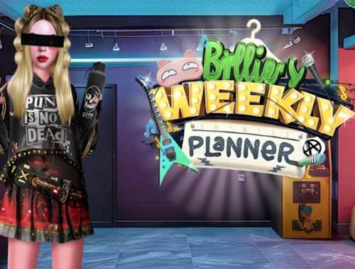 Game Billie's Weekly Planner online.