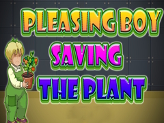 Game Pleasing Boy Saving the Plant