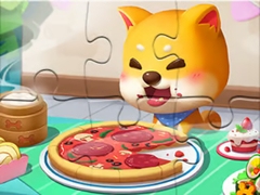 Game Jigsaw Puzzle: Pizza Dog
