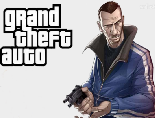 Game Grand Theft Auto online.