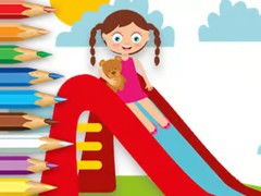 Game Coloring Book: Playing Slide