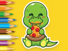 Game Coloring Book: Hungry Dinosaurs