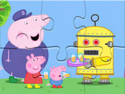 Game Jigsaw Puzzle: Peppa Robot online.