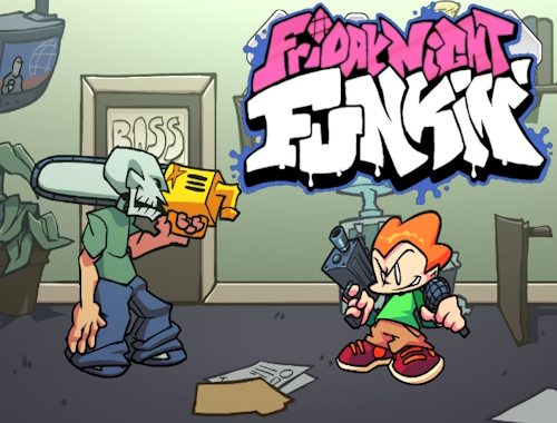 Game FNF VS The Skull Kid: Newgrounds Rhythm Rebels online.