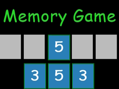 Game Memory game