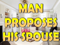 Game Man Proposes His Spouse