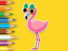 Game Coloring Book: Flamingo