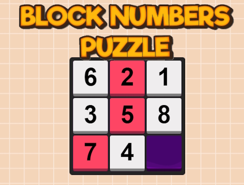 Game Block Numbers Puzzle online.
