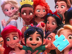 Game Jigsaw Puzzle: Disney Princess Family Photo