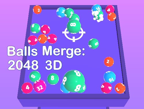 Game Balls Merge: 2048 3D online.