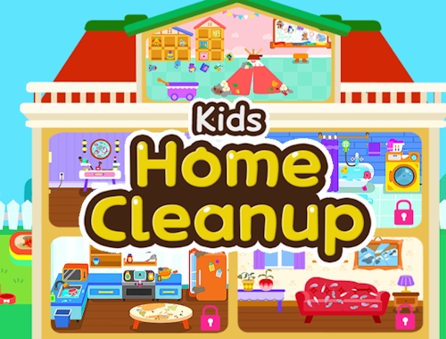Game Kids Home Cleanup online.