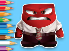Game Coloring Book: Inside Out Angry