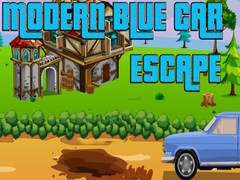 Game Modern Blue Car Escape