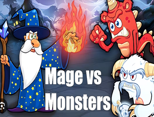 Game Mage vs Monsters online.