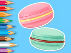 Game Coloring Book: Macaron