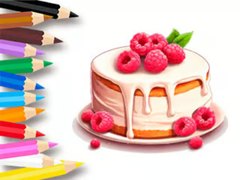 Game Coloring Book: Berry Cake