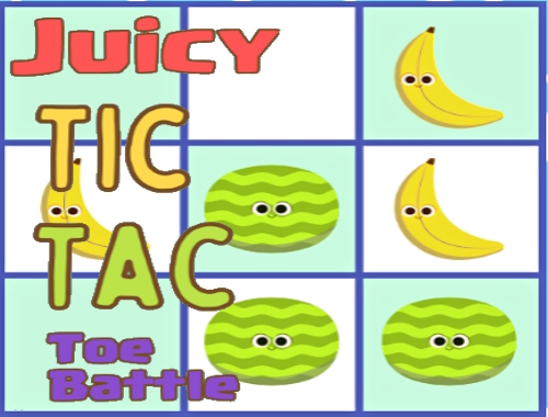 Game Juicy Tic Tac Toe Battle online.