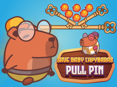 Game Save Baby Capybaras Pull Pin