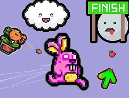 Game Cute Rabbit's Challenging Adventure online.