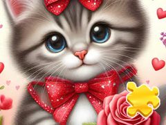 Game Jigsaw Puzzle: Rose Cat
