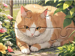 Game Jigsaw Puzzle: Cat Garden