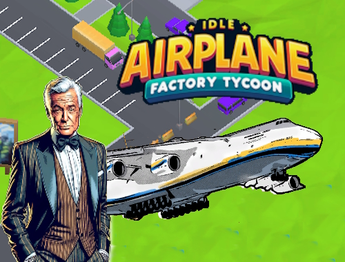 Game Idle Airplane Factory Tycoon online.