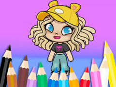 Game Coloring Book: Avatar Life Girl