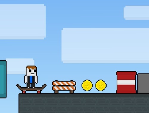 Game Obby Skate Forever Parkour online.
