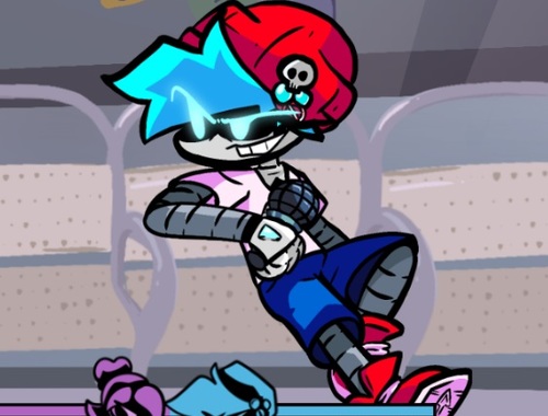 Game FNF Funkin Drones online.