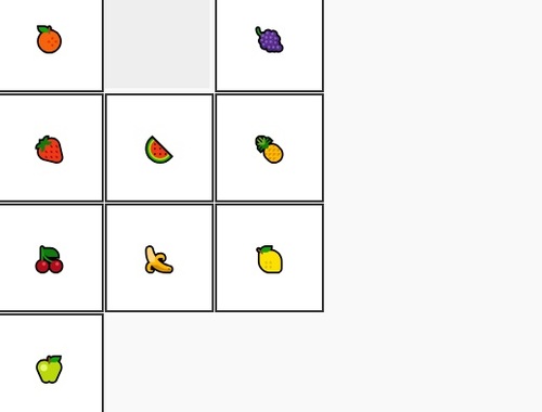 Game Fruit Puzzle Game online.