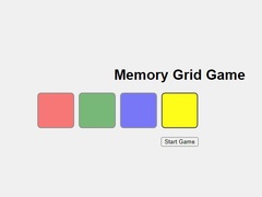 Game Memory Grid