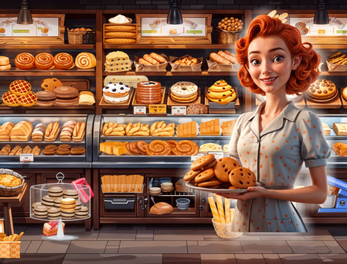Game Hidden Objects Bakery online.