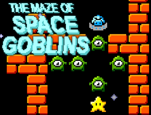 Game The Maze of Space Goblins online.