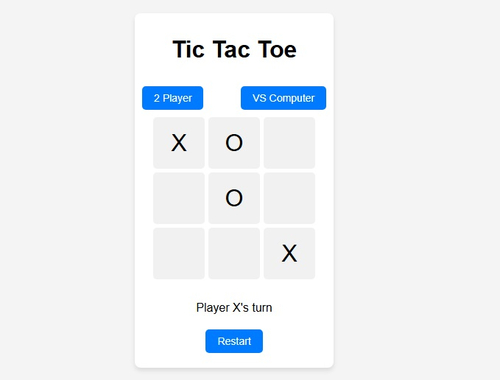 Game Classic Tic-tac-toe online.
