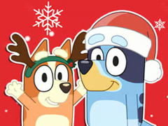 Game Jigsaw Puzzle: Bluey Christmas Gift