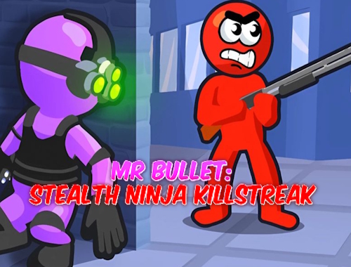 Game Mr Bullet: Stealth Ninja Killstreak online.