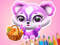 Game Coloring Book: Fluffy Picnic