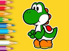 Game Coloring Book: Yoshi Fishing Day